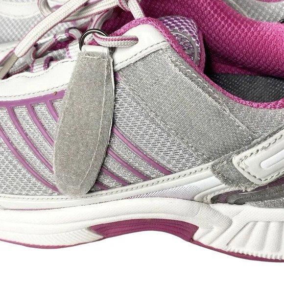 Orthofeet Biofit Womens Verve Orthopedic Athletic Shoes Grey Fuchsia Size 11.5 - Picture 3 of 13